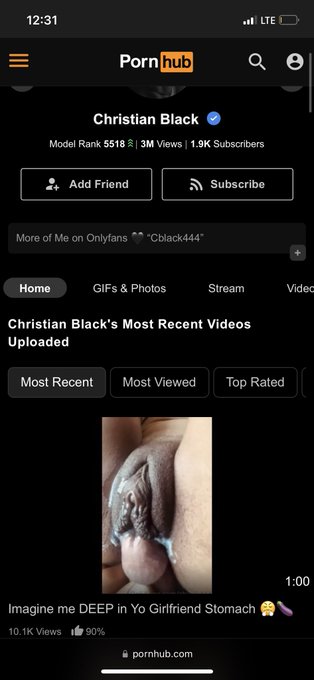 Just hit 3,000,000 on #Pornhub 🙏🏾 My Dick said, &ldquo;thanks for cumming&hellip; cum again 🖤&rdquo; https://t.co/PBfMd<a href="/tag/pornhub"class="tags">#Pornhub</a>