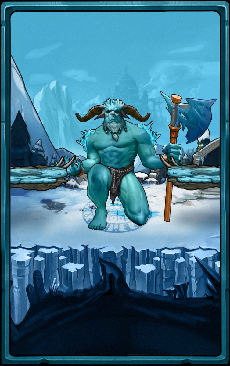 Empyreans_IDLE's tweet photo. Introducing the first boss for my #NFT #P2Egame, #EmpyreansIDLE - Ymir, The Frost Giant in the Icy Mountains!ποΈβοΈ Join the ultimate adventure and collect unique NFTs to battle against Ymir. Can you conquer the challenge? #NFTP2E #metaverseworlds #NFTCommunity #gaming_news https://t.co/Hoh2Za3XEz