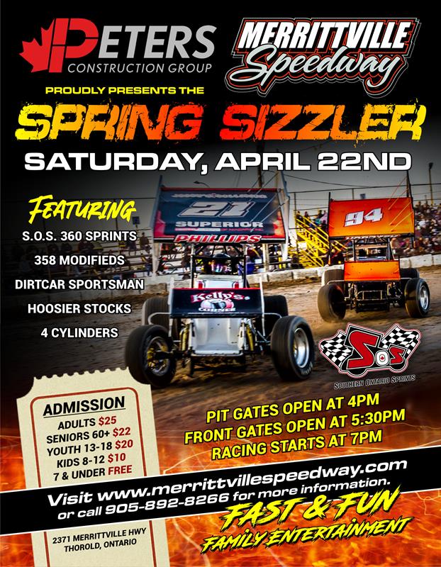 Spring Sizzler to Start Merrittville's Season This Saturday Night merrittvillespeedway.com/press/article/…