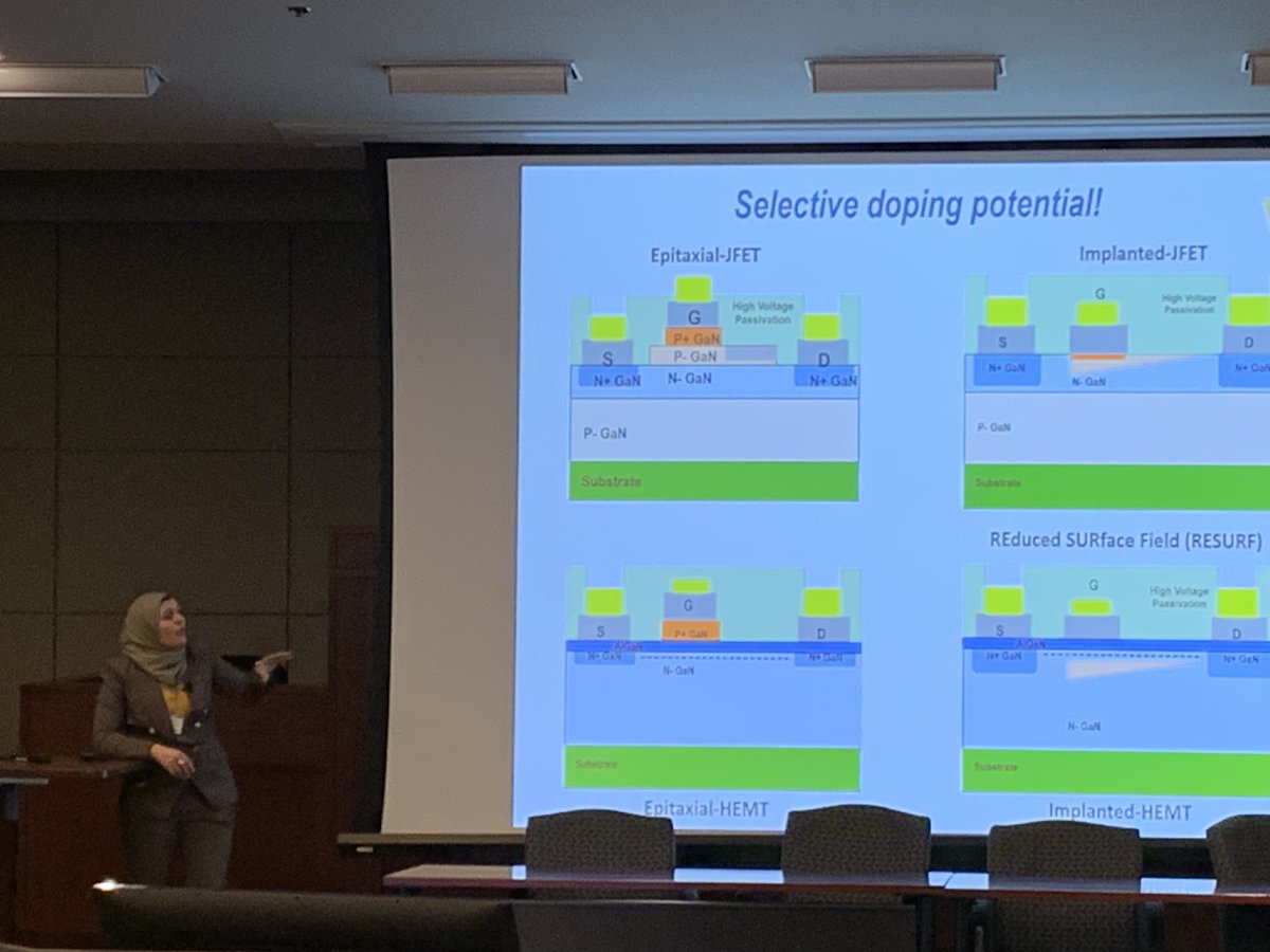 EceVanderbilt's tweet photo. Dr. Mona Ebrish presenting Heterogenous Integration in the Age of Emerging Materials!
#ece #eceday #electricalengineering #computerengineering https://t.co/T6DpKQvSwo