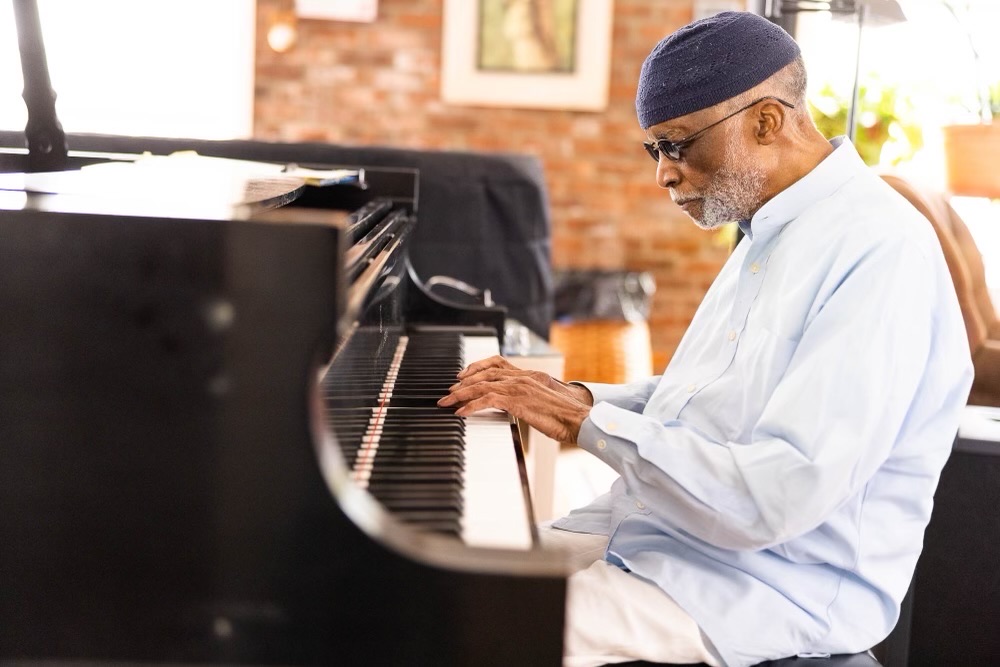 impulselabel's tweet photo. This weekend we lost an immeasurable talent and tremendous human being. Ahmad Jamal was a giant of Jazz and his influence spans multiple generations of musicians and styles of music. We join the world in mourning and send our deepest condolences to his family and loved ones. https://t.co/z8RgAI2ek4
