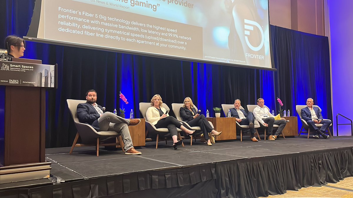 Smart Spaces Conference (@smartspacesconf) on Twitter photo <a href="/ParksAssociates/">Parks Associates</a> Kristen Hanich & leaders from @Frontiercorp, @ElevenSoftware, <a href="/CoxComm/">Cox</a>, @go_BAIConnect, <a href="/finity/">Kevin Finity</a>, & @Smartaira360 discuss the role of broadband services, such as managed Wi-Fi networks, adoption of smart home devices, & the competitive MDU market at #smartspaces23 <a href="/ParksAssociates/">Parks Associates</a> Kristen Hanich & leaders from @Frontiercorp, @ElevenSoftware, <a href="/CoxComm/">Cox</a>, @go_BAIConnect, <a href="/finity/">Kevin Finity</a>, & @Smartaira360 discuss the role of broadband services, such as managed Wi-Fi networks, adoption of smart home devices, & the competitive MDU market at #smartspaces23