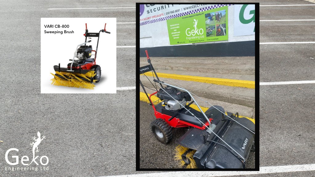 geko_eng's tweet photo. Good to see the #Vari Power Brush ready for some car park action @ChorleyFC – powered by a motor that rotates the brushes, it makes the cleaning process faster and more thorough than manual methods.
Get in touch for details of our range.
#PowerBrush #SweepingBrush #PowerSweeper https://t.co/89ZYRBjRFh