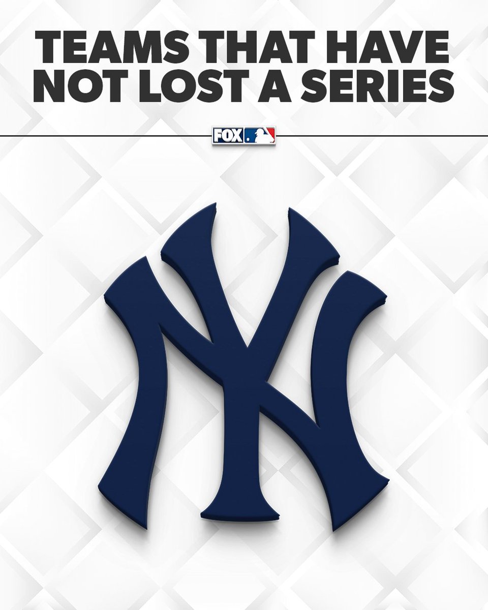 MLBONFOX's tweet photo. Then there was one 🗽

The New York Yankees are the only team to have not lost a series this season😤 https://t.co/GE5WJXy0Di