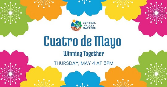 Virtual fundraiser, 5/4/23, 5pm; be inspired with CVM and four outstanding organizations from CA’s Cong. District 22.  Let's raise $5,000 to contribute to matching funds for CVM. #DoTheWork 
Can’t attend? Donate here: secure.actblue.com/donate/central… @IndivisibleTeam