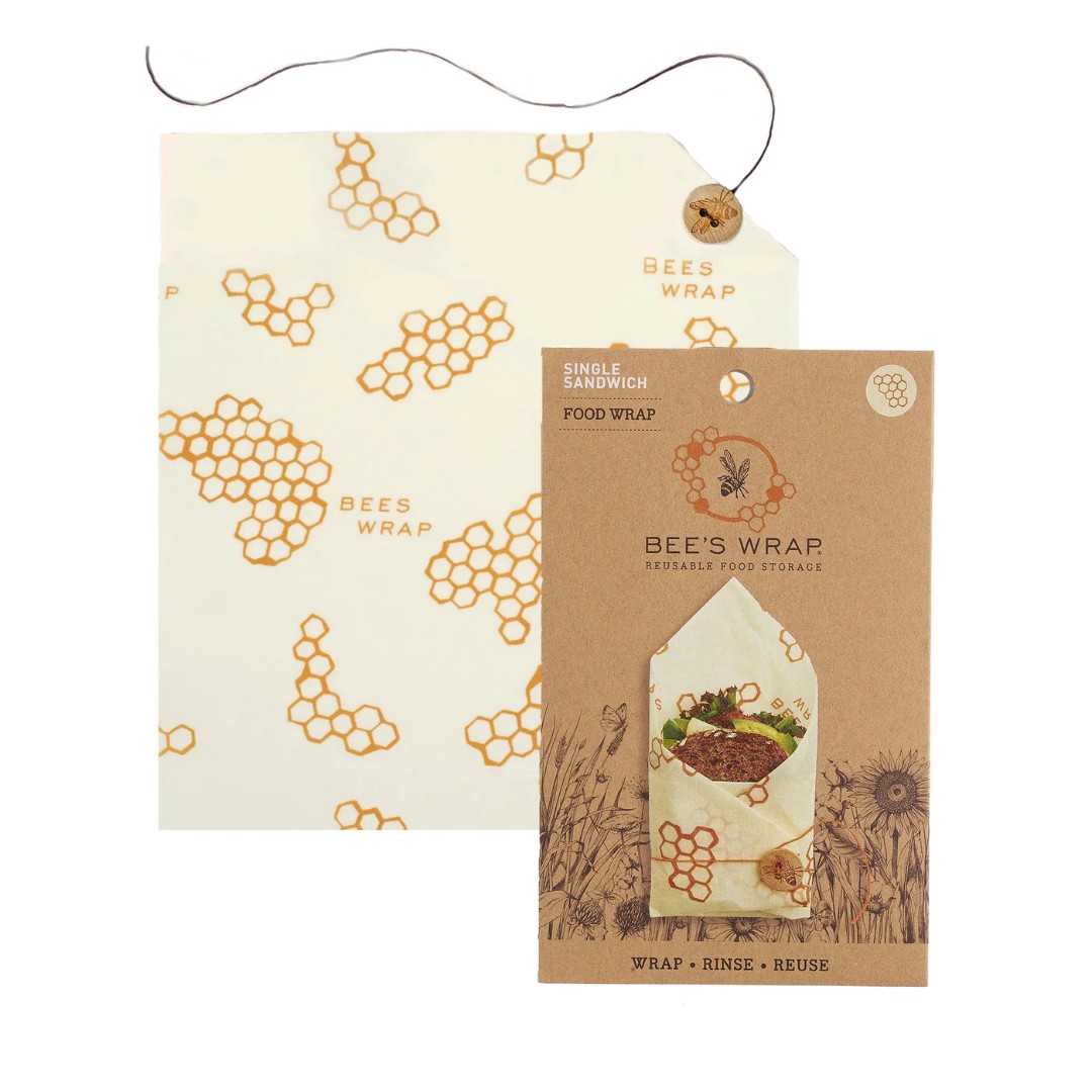 Wrap your sandwich in the eco-friendly <a href="/beeswrap/">Bees Wrap</a> reusable sandwich wrap. It'll look cool, and taste fresh! 
This simple act can save 260+ plastic bags from entering oceans and landfills each year.🌎 Wrap, eat, rinse, repeat.♻️
#reusable #ecofriendly #plasticfree