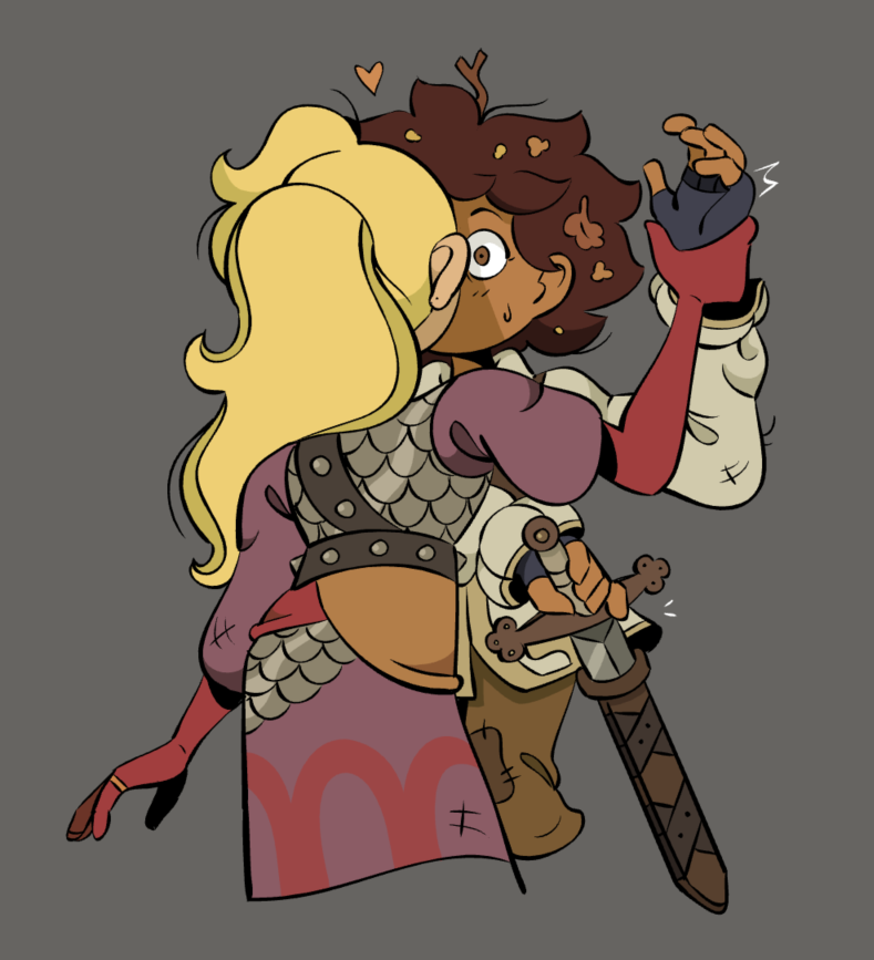 gumbalump's tweet photo. A lil Raised in Amphibia AU Sashanne, as a treat. ^^ #amphibia #sashanne https://t.co/6W7BERa07G