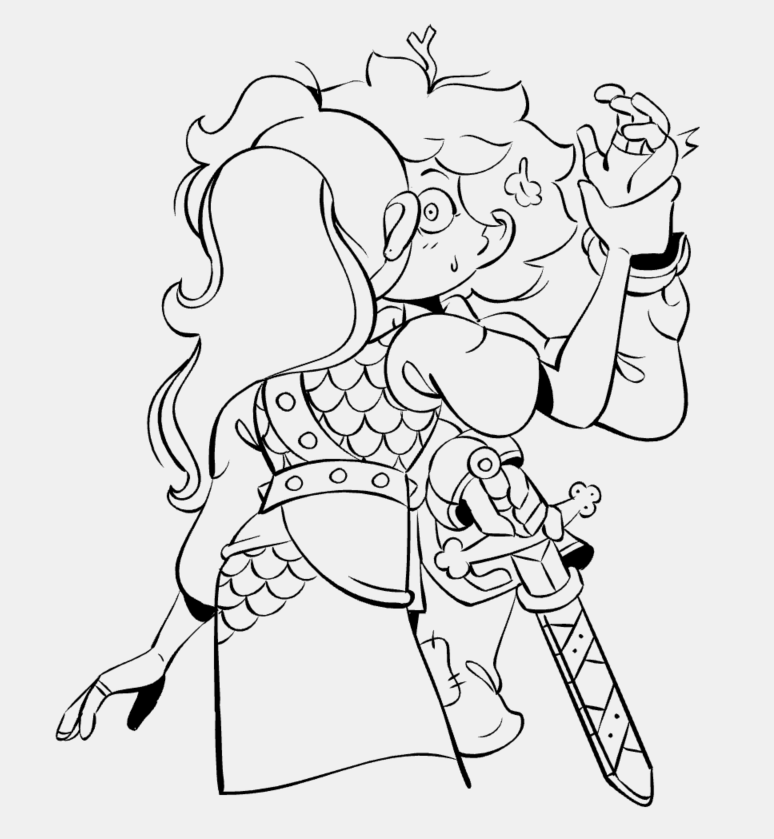 gumbalump's tweet photo. A lil Raised in Amphibia AU Sashanne, as a treat. ^^ #amphibia #sashanne https://t.co/6W7BERa07G