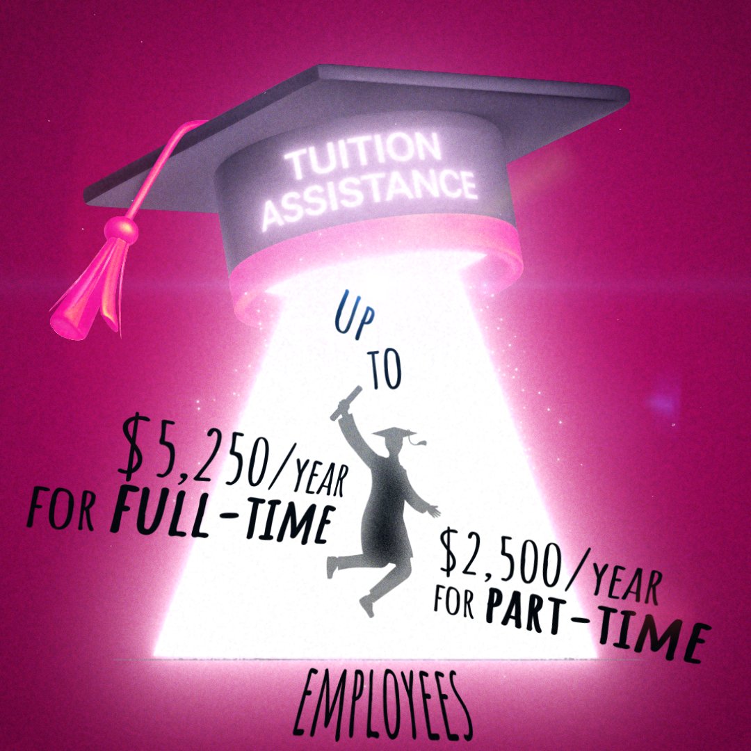 FYI #TeamMagenta 🗣 <a href="/TMobile/">T-Mobile</a> offers us all tuition support and free tuition at 9 select schools  😎 check out the info here: ms.spr.ly/6015gzT0l