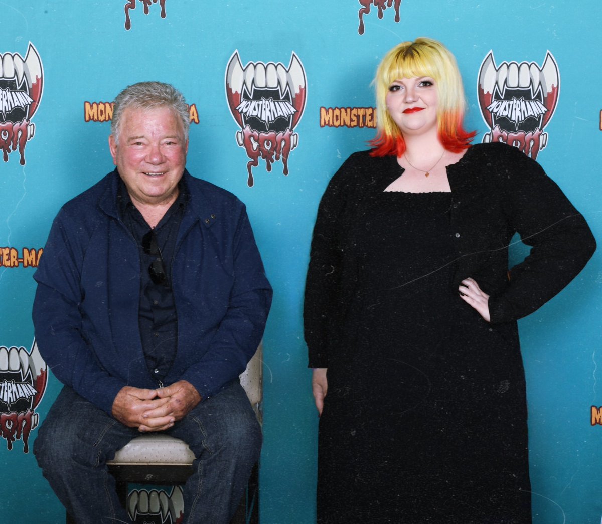 ParaNicole's tweet photo. You guys… it happened. I boldly went where I never thought I’d go before 😭🖖🏻🥰 @WilliamShatner is a dream! He has been and always will be my #1 Crush. https://t.co/RZU6BAxGQn