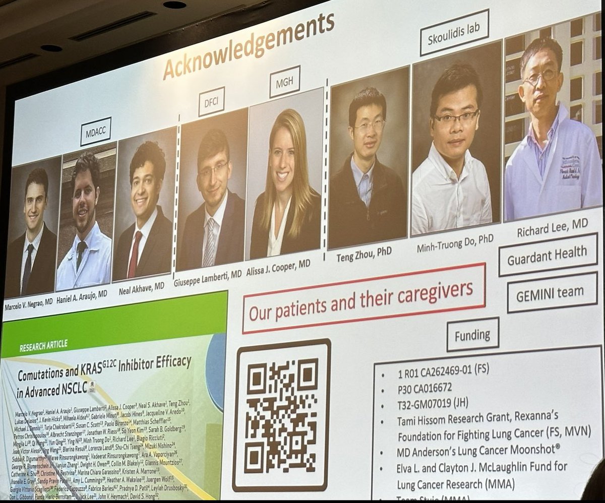 Biagio Ricciuti, MD PhD (@biagioricciutmd) on Twitter photo Glad to see this multicenter collaborative effort out in <a href="/CD_AACR/">Cancer Discovery</a> today. Co-mutations impact #KRAS G12Ci efficacy in #NSCLC. Led by <a href="/mvnegrao/">Marcelo Negrao</a> <a href="/GLambertiMD/">Giuseppe Lamberti</a> <a href="/alissajcooper/">Alissa Cooper, MD</a> <a href="/DrMarkAwad/">Mark Awad</a> <a href="/FSkoulidis/">Ferdinandos Skoulidis</a> and many others.<a href="/OncoAlert/">OncoAlert</a> <a href="/AACR/">AACR</a> <a href="/DanaFarber/">Dana-Farber</a> <a href="/MDAndersonNews/">MD Anderson Cancer Center</a>
bit.ly/40e0S6o Glad to see this multicenter collaborative effort out in <a href="/CD_AACR/">Cancer Discovery</a> today. Co-mutations impact #KRAS G12Ci efficacy in #NSCLC. Led by <a href="/mvnegrao/">Marcelo Negrao</a> <a href="/GLambertiMD/">Giuseppe Lamberti</a> <a href="/alissajcooper/">Alissa Cooper, MD</a> <a href="/DrMarkAwad/">Mark Awad</a> <a href="/FSkoulidis/">Ferdinandos Skoulidis</a> and many others.<a href="/OncoAlert/">OncoAlert</a> <a href="/AACR/">AACR</a> <a href="/DanaFarber/">Dana-Farber</a> <a href="/MDAndersonNews/">MD Anderson Cancer Center</a>
bit.ly/40e0S6o