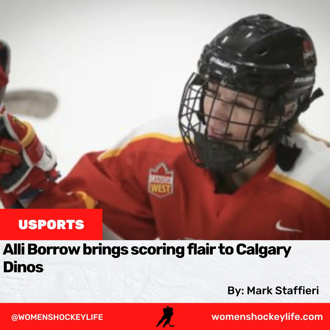Providing a strong presence on offense, Alli Borrow delivered on all accounts in a dazzling senior season with the Calgary Dinos.

Article 👉 buff.ly/3mGZFqo 

<a href="/staffieri_mark/">Mark Staffieri</a> 
<a href="/AlliBorrow/">Alli Borrow</a>
<a href="/DinosWHKY/">UCalgary Dinos Women's Hockey 🏒</a>
<a href="/UCDinos/">UCalgary Dinos</a>
@USports_HKY