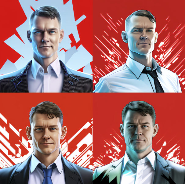 Generative AI is pretty amazing. I asked it to update my profile picture as a comic book illustration and it gave me these 4 options in 90 seconds 🤯