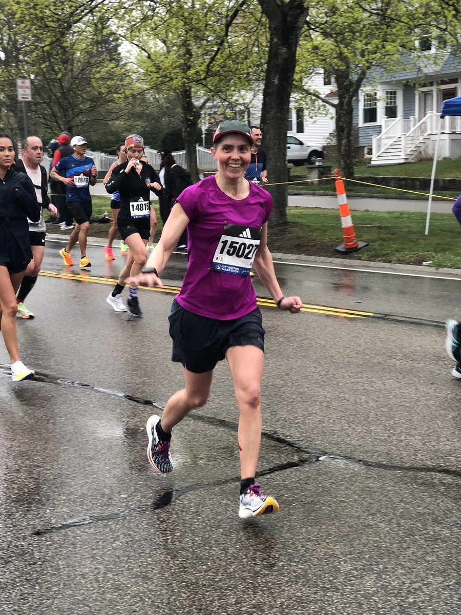 Boston marathon is done! What an amazing experience despite the rain and cold. <a href="/BAA/">Boston Athletic Association</a> #boston127