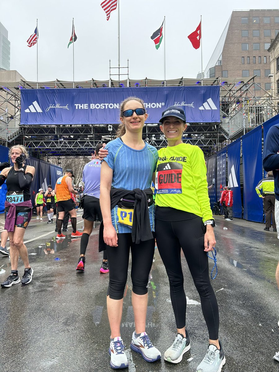 AnthonyKustura's tweet image. Congrats to Alexandra Brown &amp;amp; Shannon Houlihan of Union County who both completed the Boston Marathon today. Alexandra is blind &amp;amp; Shannon is her guide, working on behalf of @para_guide. I’ll explain the group’s mission &amp;amp; the amazing feat to cross the finish line, on @wsoctv at 5!