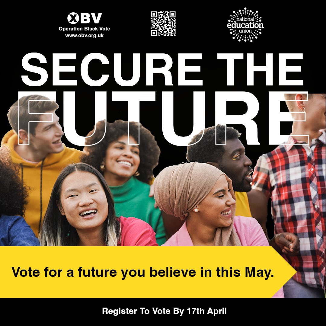 TheRevAl's tweet image. “You have the power to secure the future you want this May.

Whether you’re concerned about climate change, local housing or education - you can make your voice heard when you vote!

Visit gov.uk/register-to-vo… today.

#blackvotesmatter @NEUnion”- repost @OpBlackVote