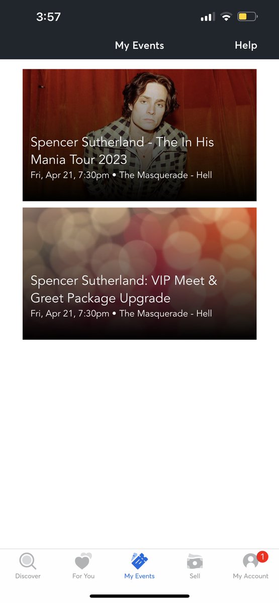 superfansteph's tweet photo. Hey! If anyone is looking for a @spencermusic ticket for Atlanta this Friday I am selling 1-3 and selling one VIP M&amp;G! Something sadly came up so I’m not sure I can go but want to make sure they go to good use 🫶🏼 #InHisMania #InHisManiaAtl https://t.co/9jtgXg6bMa