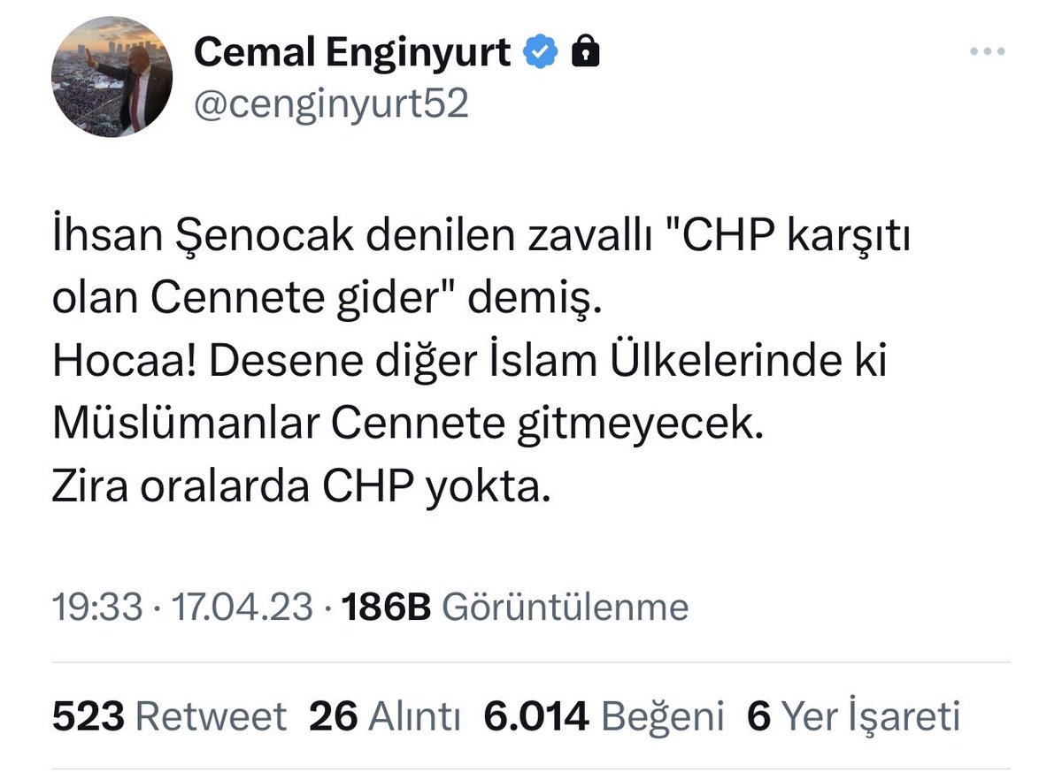 ceMALL  @cenginyurt52 
aç şu engeli aç korumayı bak sana bişi diycem korkma lan dombili oğlan canını çok acıtmıycam bu kadar korkak olmak yakışıyormu engelleyip gevşek gevşek konuşup twt atıyorsun yetmiyor yorumları kapatıyorsun 15Mayısta hesabı toptan kapatırsın artık 🤣🤣🤣