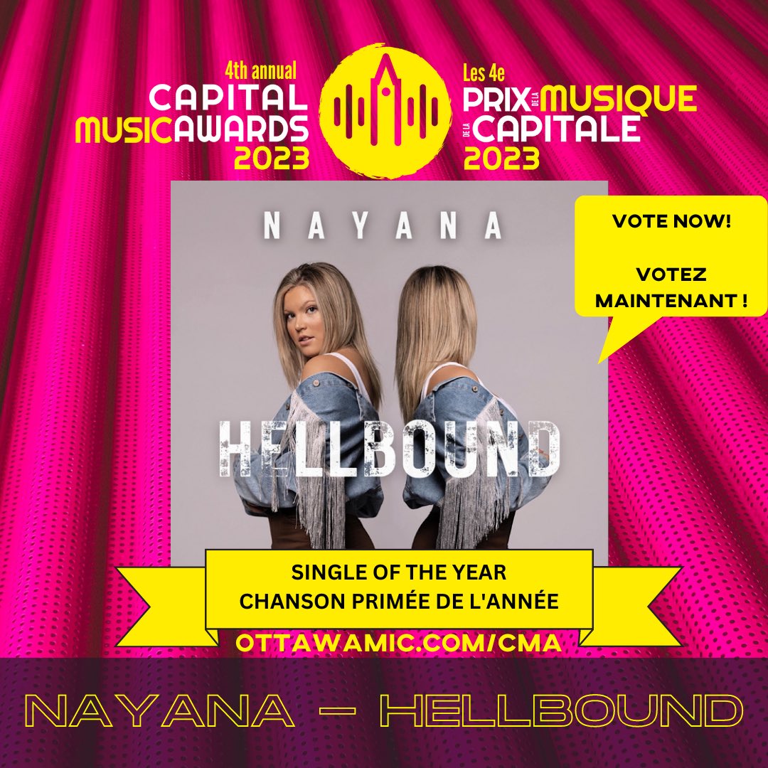 Wow!! Please Vote 4 Hellbound❤️‍🔥  ottawamic.com/cma