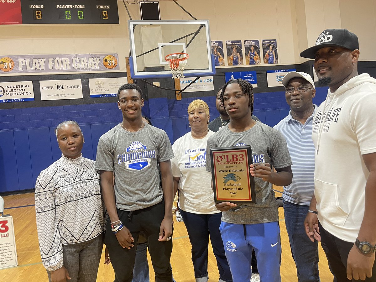 Big day at <a href="/sasathletics_/">St. Andrew’s Athletics</a>

1) The announcement of retiring <a href="/EdwardsZyy/">Zyere Edwards .</a>’s number.

2) Also announcement of retiring <a href="/GabyBrunt/">Gaby Van Brunt</a>’s cap &amp; swim uniform.

3) @ayokalebb signs his letter of intent, and will play at <a href="/ScotsMBB/">Covenant College Men's Basketball</a>.

<a href="/giaasports/">GIAA</a>