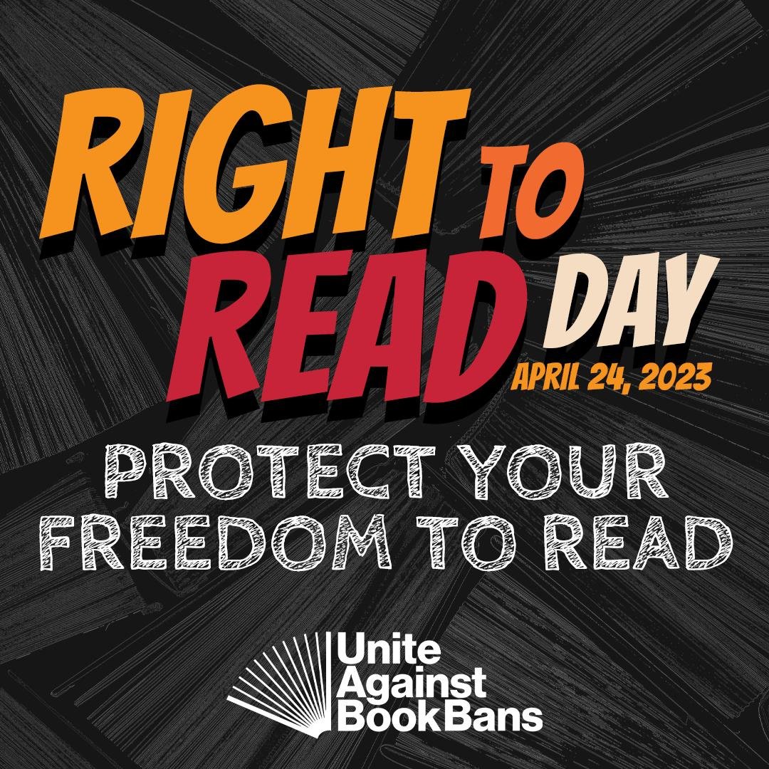 ALA calls for national day of action to protect the freedom to read, designates Monday of National Library Week as Right to Read Day. bit.ly/RightToReadDay #AASLslm #RightToReadDay