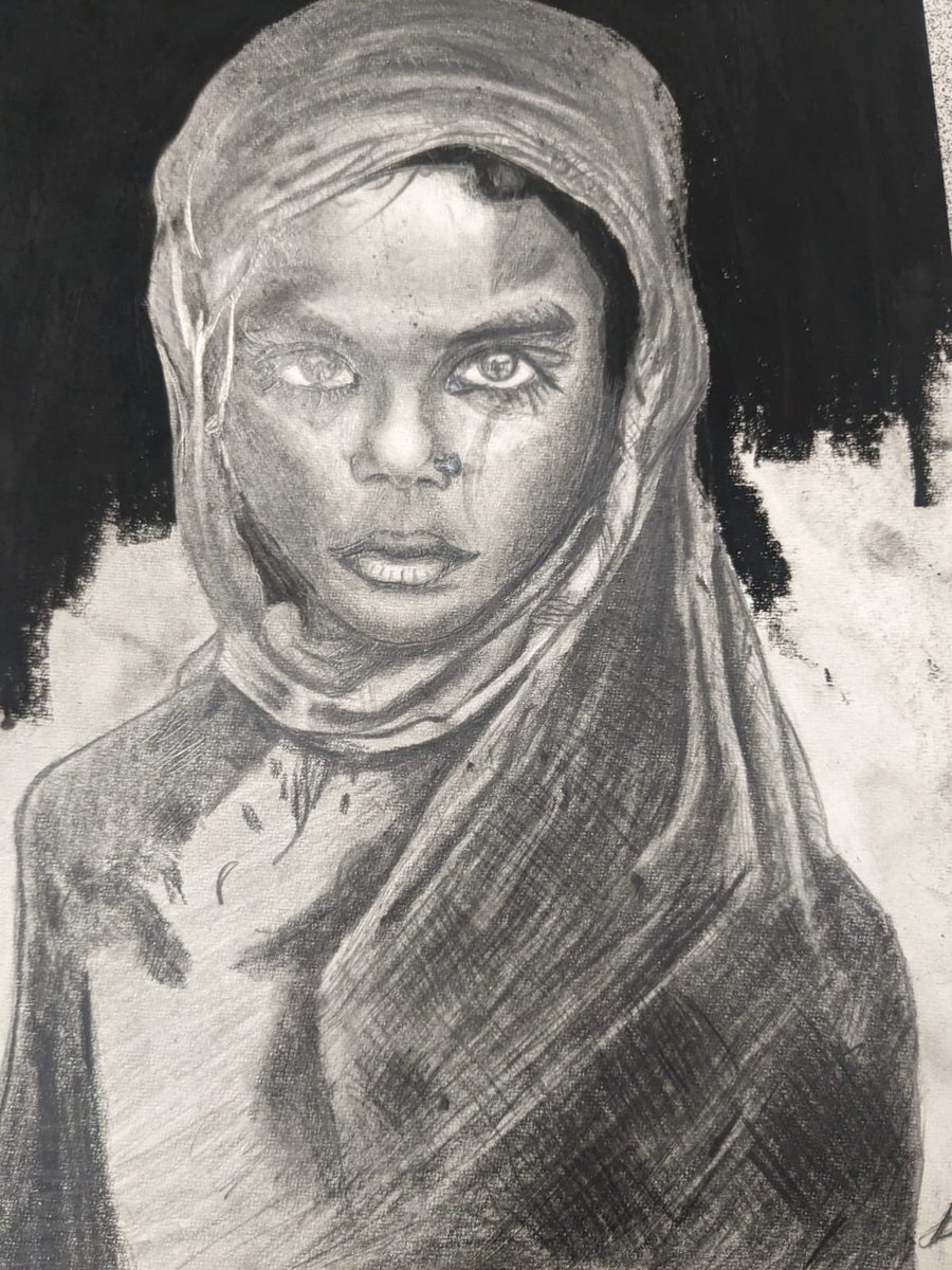 Brandon C is a talented Year 9 student that has produced this pencil study. The eyes certainly draw you in! #art #EmpoweringYoungPeople #talent