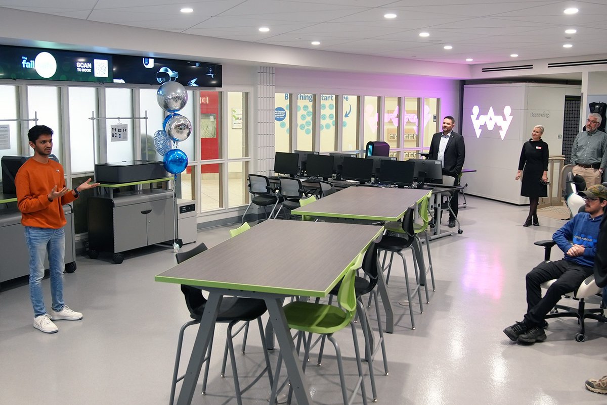 As we continue to upgrade our #DestinationLoyalist teaching &amp; learning spaces, I was excited to attend the official opening of #FailSafe - our new makerspace on campus where students can test their limits, develop resiliency &amp; hone future-focused skills on world-class technology.