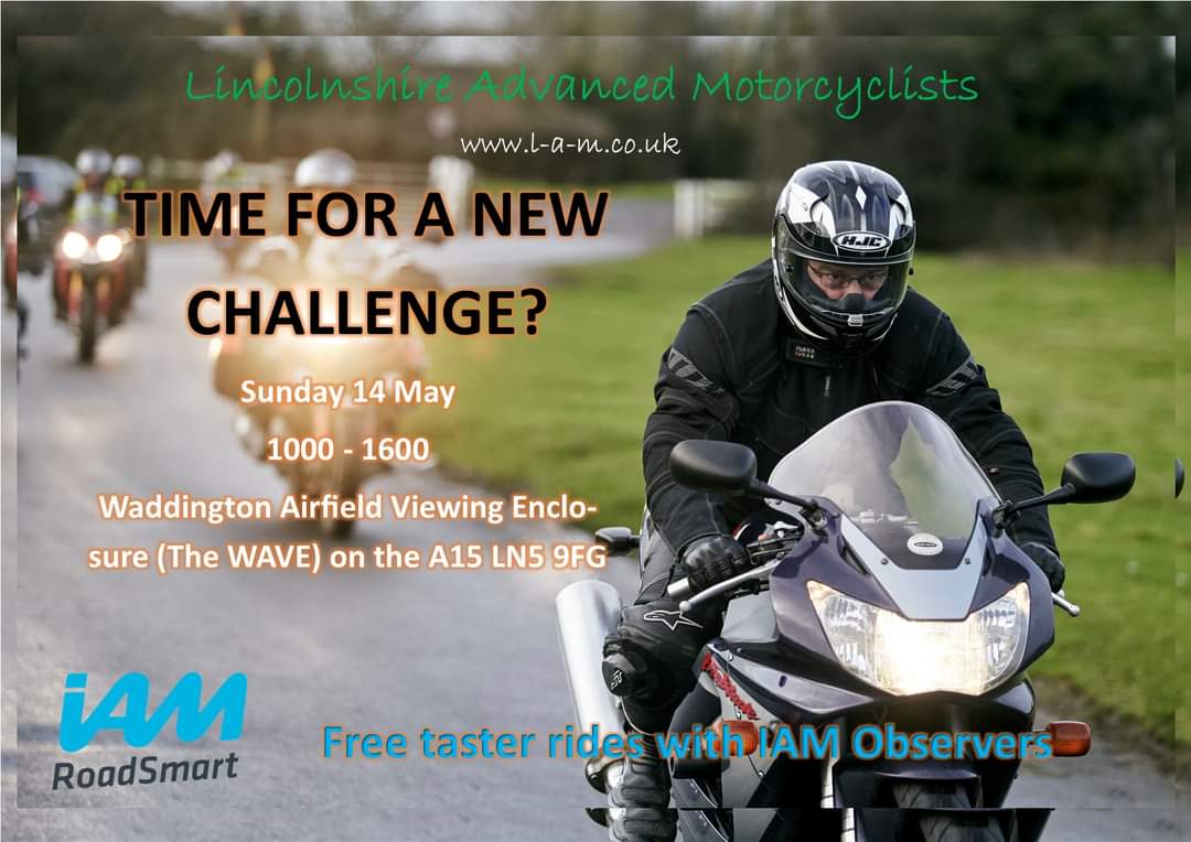 On 14 May we are having a day offering free taster rides. Hopefully we get some takers and recruit some new members.