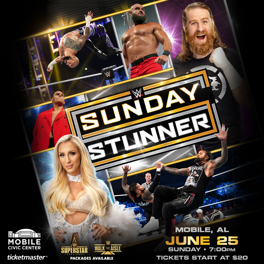 Mobile Civic Center on Twitter "ON SALE NOW! Experience the WWE SUNDAY