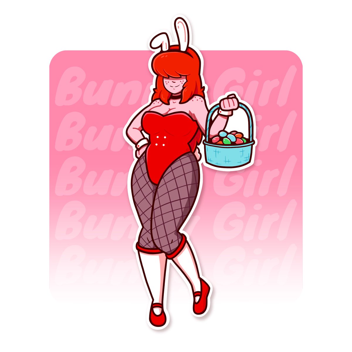 HatDogDesigns's tweet photo. Finished my Bunny girl drawing from Easter c: https://t.co/O0tjDJkuNp