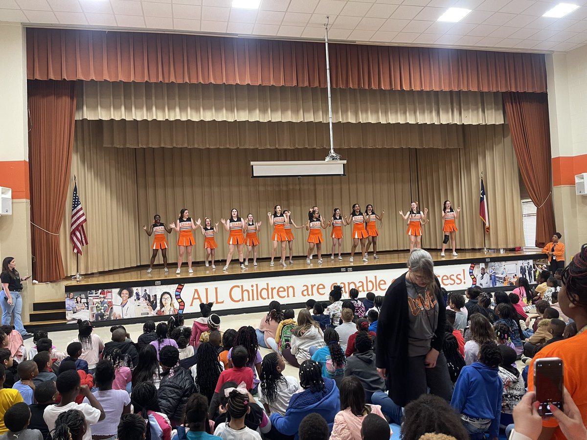 Thank you <a href="/TisdWestlawn/">TISD-Westlawn Elementary</a> for having us come today!! Your pep rally was great!!!