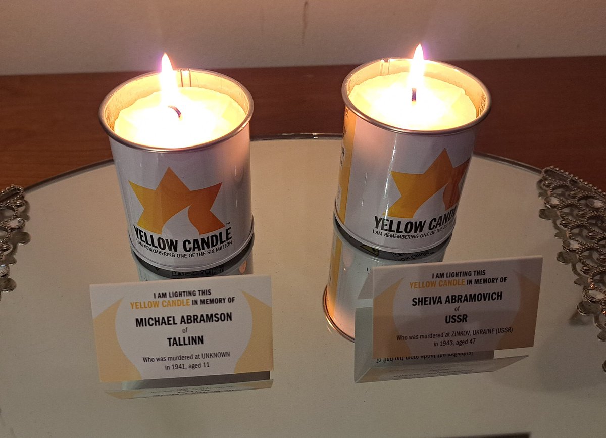 Paul Neville (@paneville) on Twitter photo I lit these candles on Yom Hashoah (Holocaust Day) in memory of Michael Abramson, who was murdered aged 11, and Sheiva Abramovich murdered aged 47. Thinking of my relatives who perished. #yellowcandle <a href="/yomhashoahuk/">Yom HaShoah UK</a> <a href="/YellowCandleUK/">Yellow Candle</a> I lit these candles on Yom Hashoah (Holocaust Day) in memory of Michael Abramson, who was murdered aged 11, and Sheiva Abramovich murdered aged 47. Thinking of my relatives who perished. #yellowcandle <a href="/yomhashoahuk/">Yom HaShoah UK</a> <a href="/YellowCandleUK/">Yellow Candle</a>