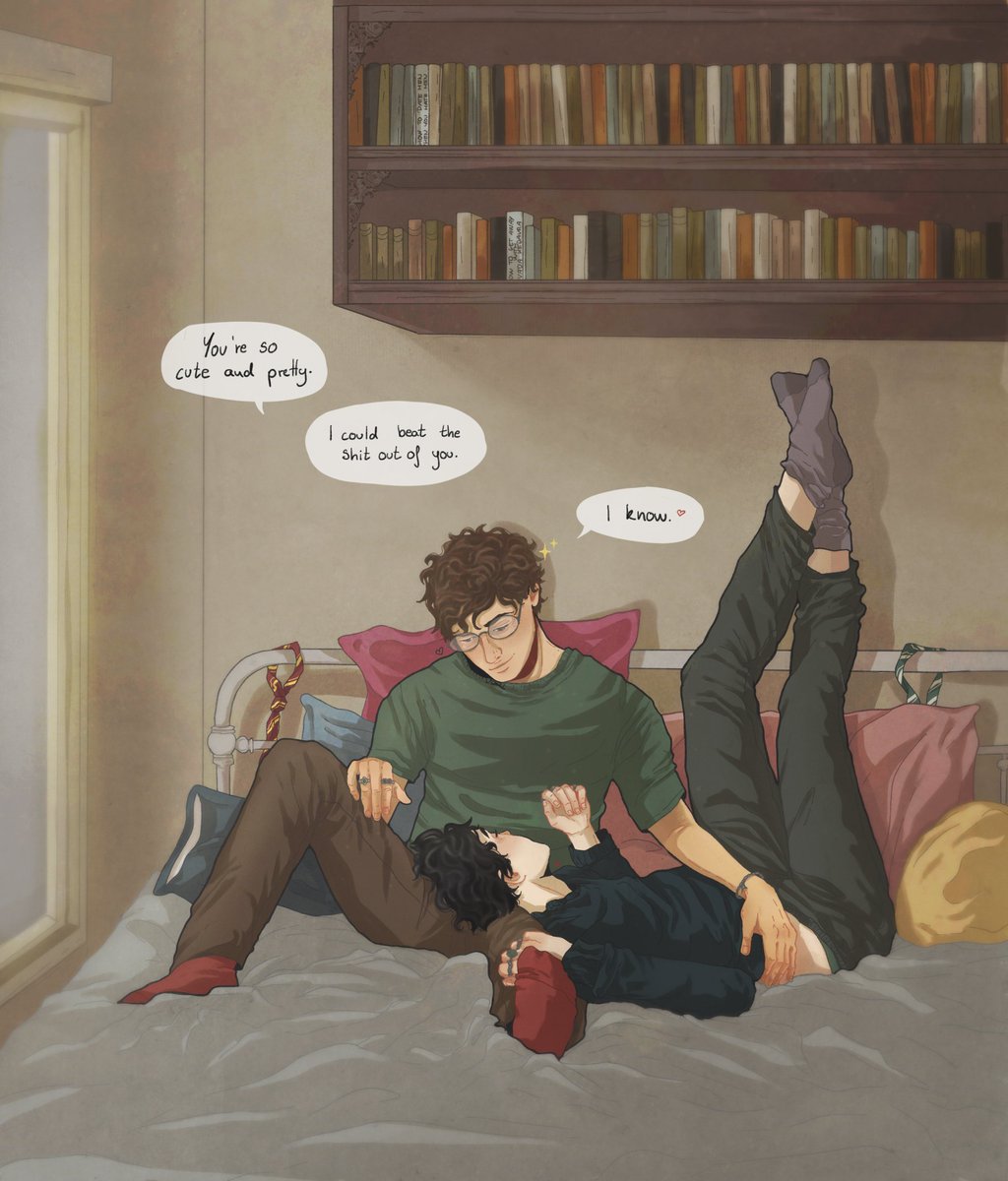 mightynyunyi's tweet photo. based on a tumblr post

alternatively, they are gossiping

#jegulus #jamespotter #regulusblack https://t.co/DRXThKNnrw
