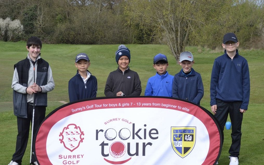 GcFarnham's tweet photo. Brilliant to see @farnhamgc represented by Patrick, Will, James, Theo, Jensen &amp; Alex in the @SurreyGolf @rookietour JAGS event @hortongolfpark ⛳️
Big congrats to Patrick 1st 🏆 Will 4th &amp; James 5th in the nett &amp; Will 2nd in the scratch!! 👏👏 Well done all! https://t.co/XFeoHtejXh