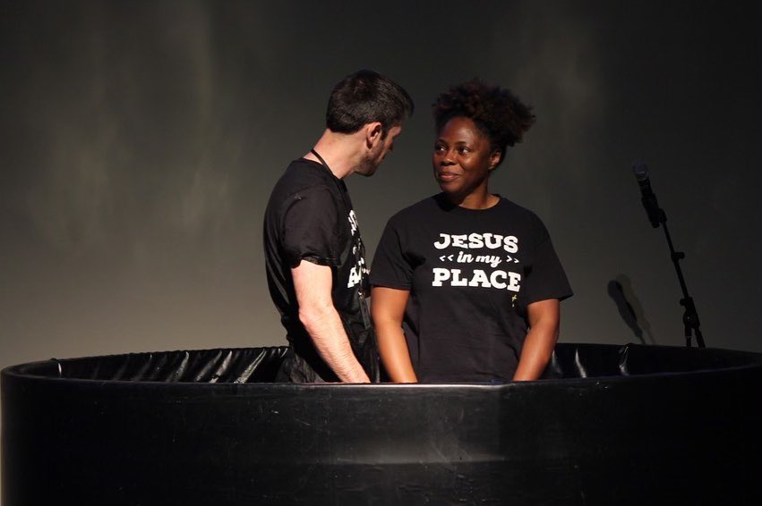 jdgreear's tweet photo. What an incredible Sunday. Baptized 168. So many incredible stories. Great challenge from @ncbaptist. Thank you @ToddUnzicker #FillTheTank https://t.co/chGgz8uD5g