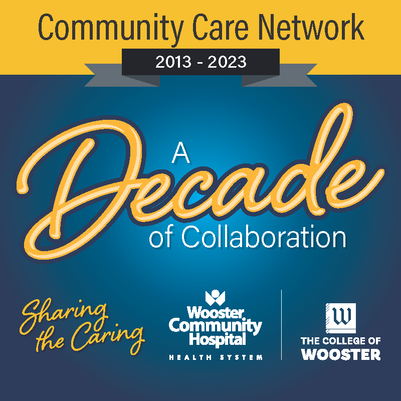 WoosterHospital's tweet photo. A Decade of Collaboration! WCH and @WoosterEdu Community Care Network (CCN) benefits patients & provides healthcare experience to students. Learn more at https://t.co/qUXPbHALC5
#WCHCare #CommunityCareNetwork #HealthcareExperience #WellnessProgram https://t.co/siOelENlti