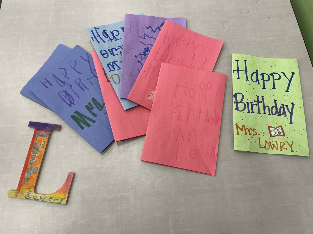 Feeling the love from my students today! ❤️🎉 #VCLibrary #VCEStrongerTogether #youbelongatvce