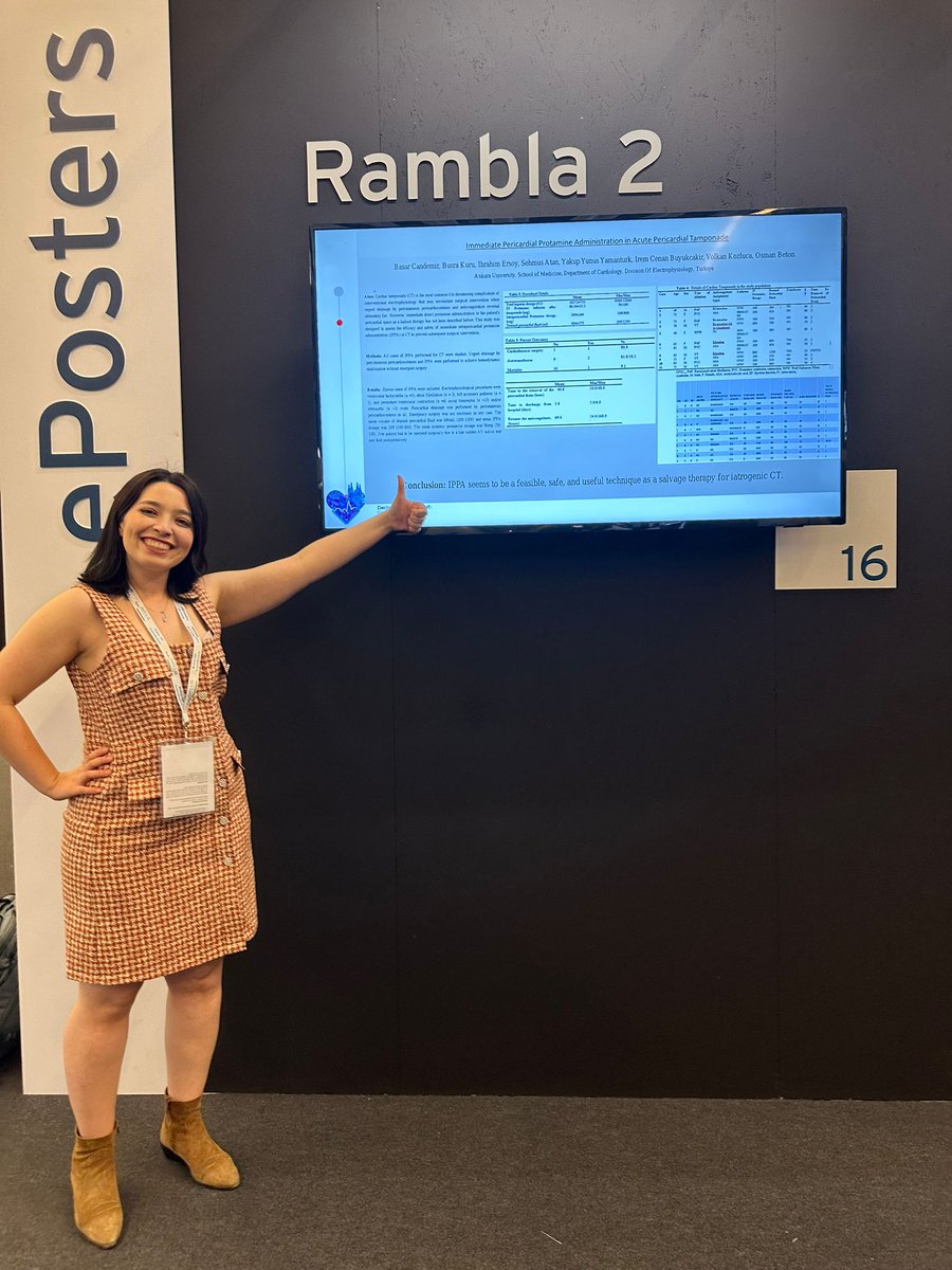 In #EHRA2023, we have just presented the bailout strategy that we apply in patients who develop procedure-related cardiac tamponade. <a href="/Basarcand/">Basar Candemir</a>