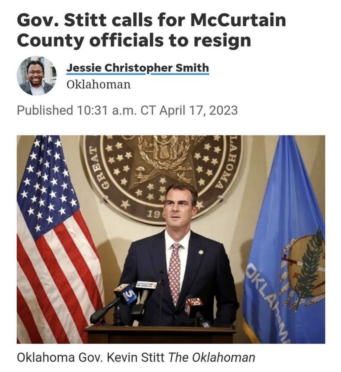 RealMonkeyTheCat on Twitter "Glad to see Gov. Stitt is calling for