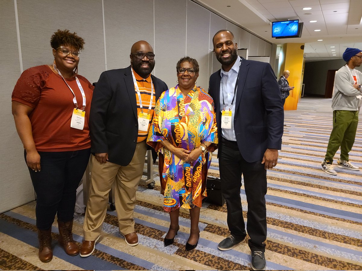 Bowie State University doctoral students at AERA