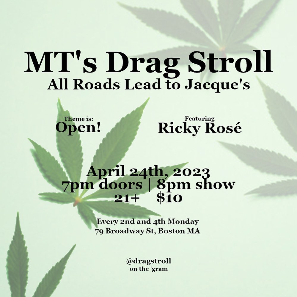 It’s gonna be a 4/20licious open stage!