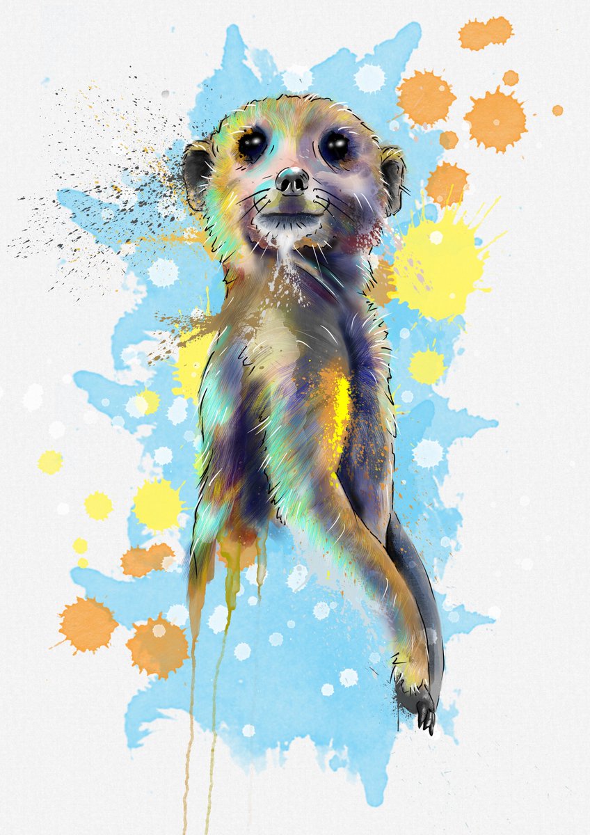 New piece in my Nature Series just finished
😁😁

#anime #watercolour #illustration #animeart #animelover #animefan #watercolor #nature #comiccon #meerkat #meerkatart #meerkatpainting #suricate #southafrica