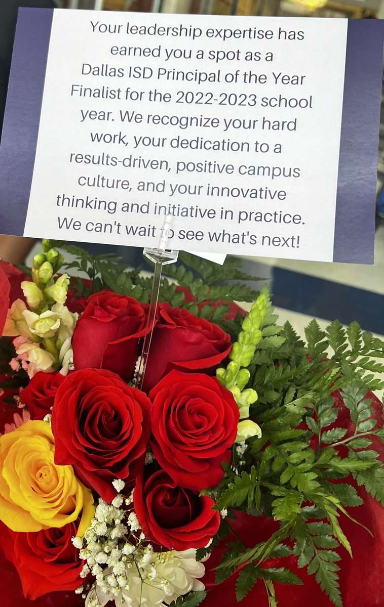 kennedycurryms's tweet photo. Congratulations to our rockstar, Principal Foster, as a Dallas ISD Principal of the Year Finalist. https://t.co/qxIgvrI1ts