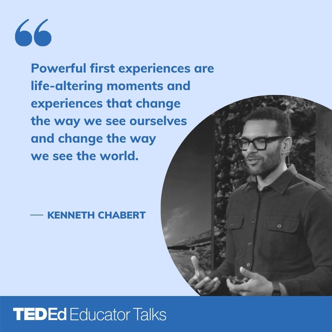TED-Ed (@ted_ed) on Twitter photo When was the last time you felt a sense of wonder? Or broke out of your routine to try something new?
Educator Kenneth Chabert ( <a href="/GentRetreat/">Gentlemen's Retreat</a> ) shares how to create meaningful moments through novel experiences to truly savor life: t.ted.com/VYD8yN6 When was the last time you felt a sense of wonder? Or broke out of your routine to try something new?
Educator Kenneth Chabert ( <a href="/GentRetreat/">Gentlemen's Retreat</a> ) shares how to create meaningful moments through novel experiences to truly savor life: t.ted.com/VYD8yN6