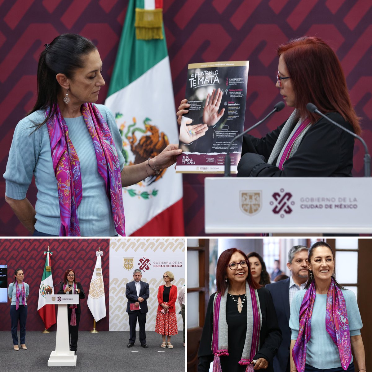 Anunciamos con nuestra secretaria de Educación <a href="/Letamaya/">Leticia Ramírez Amaya</a>  que en la Ciudad de México nos uniremos a la Estrategia en las Aulas para la Prevención de Adicciones. Llegaremos a 1 millón 52 mil jóvenes de la Ciudad con la coordinación de la <a href="/_AEFCM/">Autoridad Educativa Federal CDMX</a>, el <a href="/IEMS_CDMX/">IEMS CDMX</a> y todas las