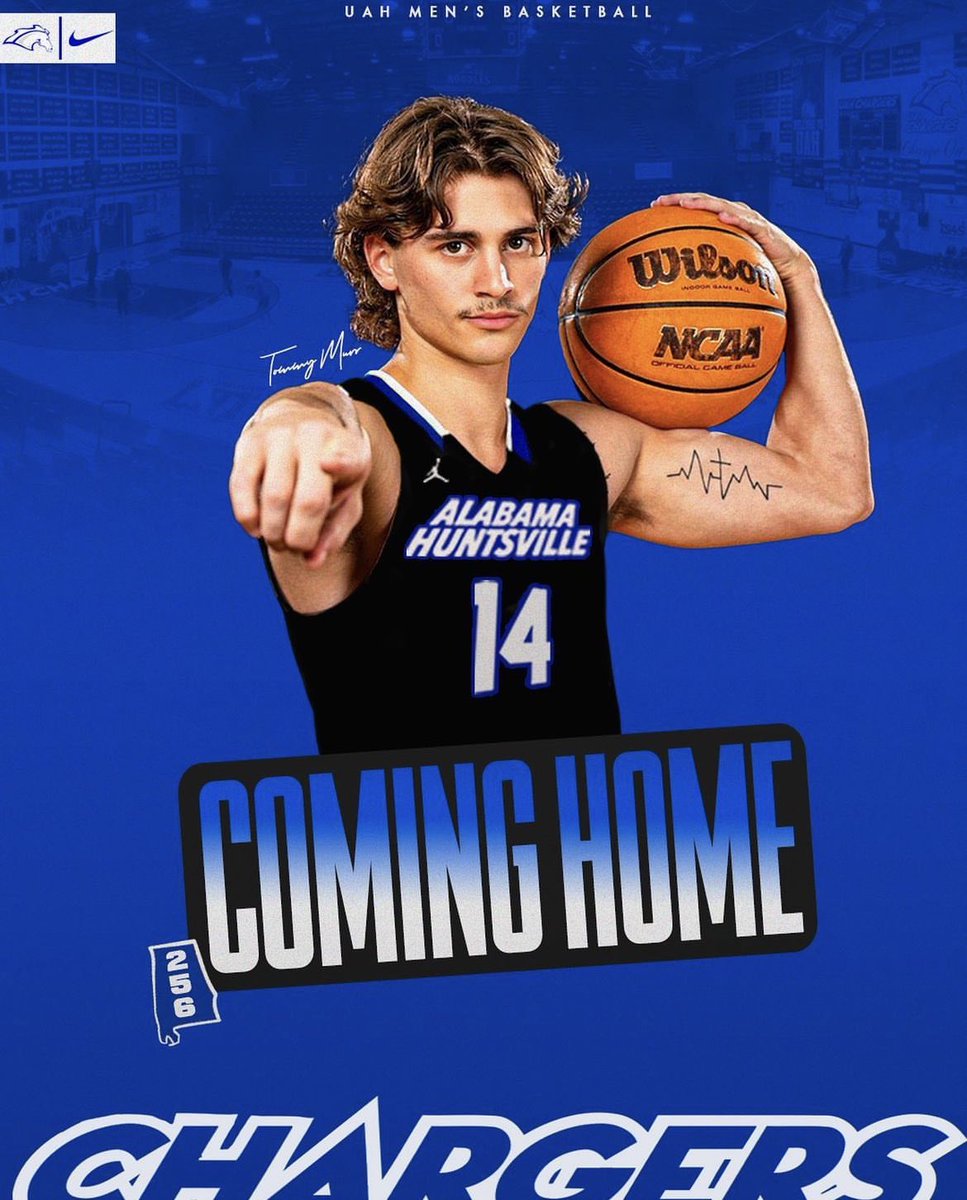 CarlPratherWAFF's tweet photo. Shout out to @MurrTommy for heading back to the Valley!
@UAH_MBB 
@UAHChargers 
#basketball https://t.co/URyfrdWsLU