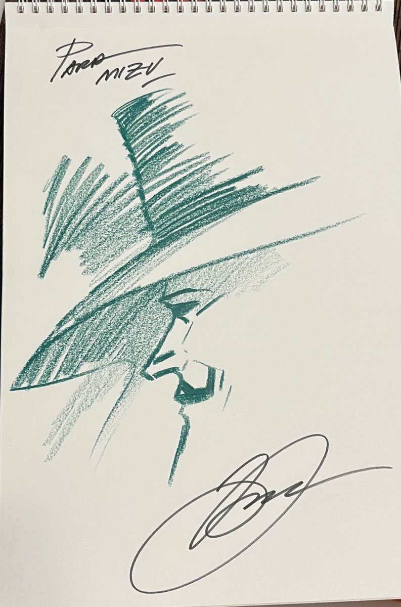 mizu__S2's tweet image. Una de mis firmas de #DavidLloyd durante el evento realizado por  @KrunchFestival 🥹🥰💚