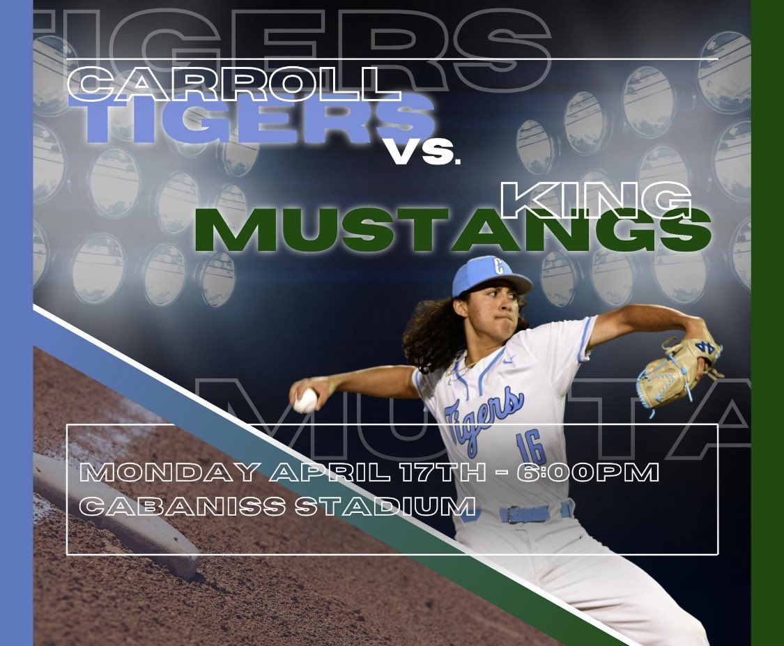 MarcusM19974400's tweet photo. Let’s Go Tigers! Let’s turn Cab Blue in Support of Our Boys! #EAT
#TPND #AnchorDown @361Matthew361 @CarrollTigrBSBL https://t.co/wgGAY0UFuB