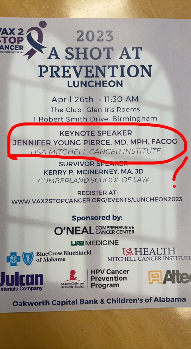 Marty Heslin (@mjheslin) on Twitter photo So proud that we can represent at a great cause! Congratulations Jennifer! @usamci <a href="/UofSouthAlabama/">University of South Alabama</a> <a href="/Vax2StopCancer/">VAX 2 STOP CANCER</a> <a href="/SGO_org/">SGO</a> So proud that we can represent at a great cause! Congratulations Jennifer! @usamci <a href="/UofSouthAlabama/">University of South Alabama</a> <a href="/Vax2StopCancer/">VAX 2 STOP CANCER</a> <a href="/SGO_org/">SGO</a>