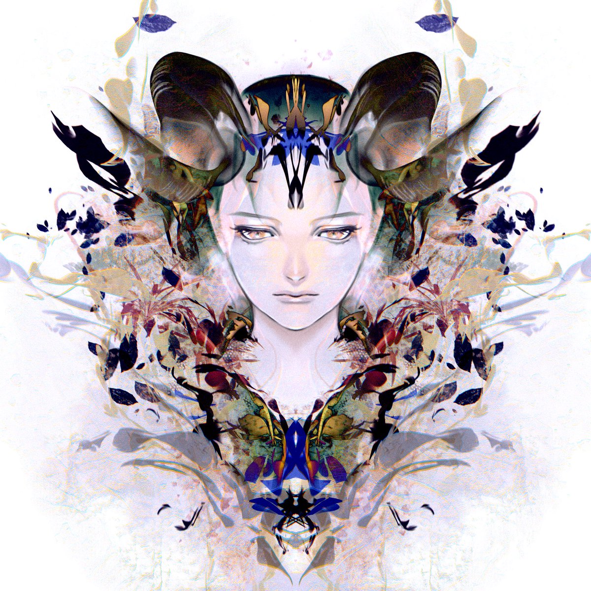 「x (加筆) 」|孳々のイラスト